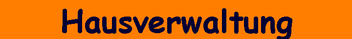 Hausverwaltung